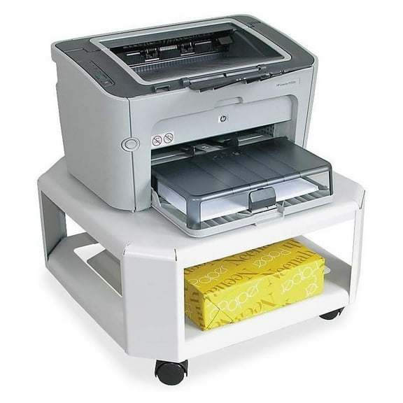 Yale 24050 Printer Stand, Compatible with Most Laser and Inkjet Printers with a Foot-print Up to 18"W x 18"D, Heavy-duty Casters, 2 built-in Power Strip Holders