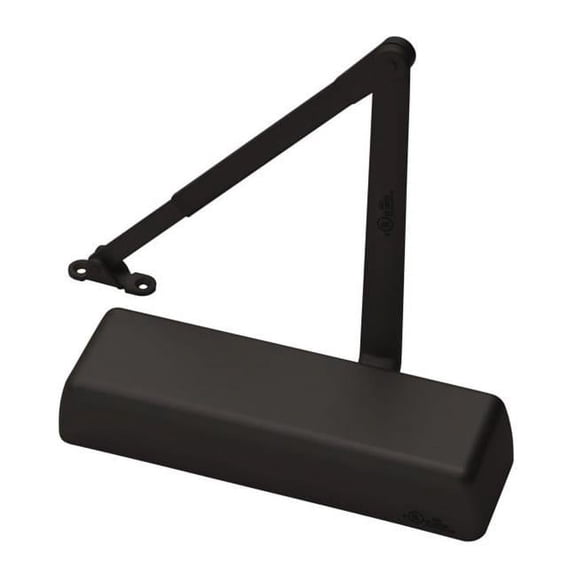 Yale 5801690 Commercial Non Hold Open Tri Mount Door Closer, Dark Bronze