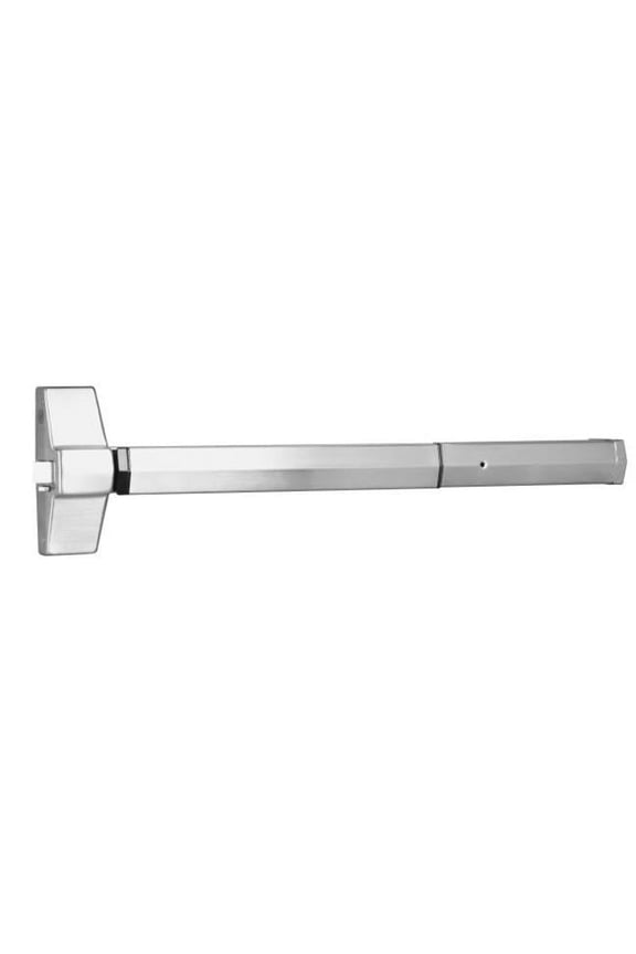 7100F36630 Commercial Fire Rated 3 ft. Rim Exit Only Exit Device, Satin Stainless Steel