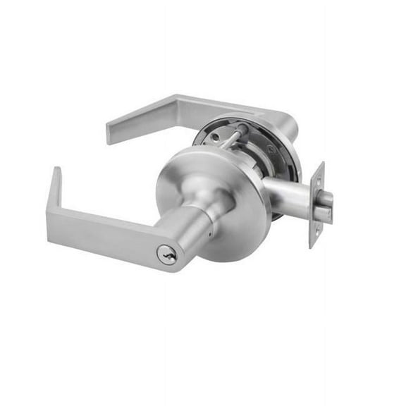 Yale AU5407LN626LC Commercial Office Entry Augusta Lever Grade 1 Cylindrical Lock Less Cylinder, Satin Chrome