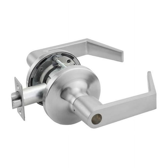 Yale AU5408LN626LC Commercial Classroom Augusta Lever Grade 1 Cylindrical Lock Less Cylinder, Satin Chrome