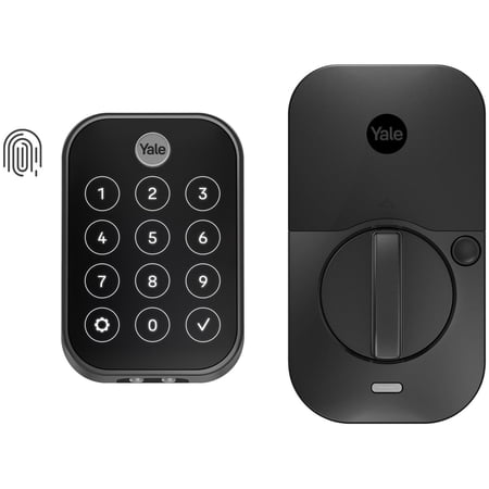 Yale Assure Lock 2 Key-Free Touch Keypad and Deadbolt with Bluetooth Connection, Responsive Touch Buttons, Biometric Unlock, DoorSense for Auto-Lock, Encrypted Security, and IPX5 Rating