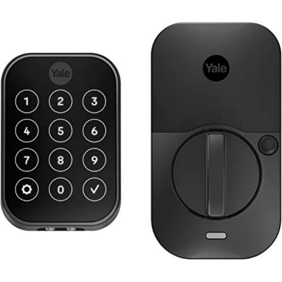 Yale Assure Lock 2 Key-Free Touchscreen with Bluetooth, Black Suede, Black Suede