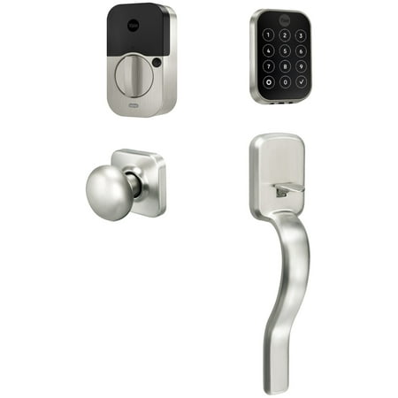 Yale - Assure Lock 2 - Smart Lock Keyless Wi-Fi Deadbolt with Touchscreen Keypad Access - Ridgefield Handle - Satin Nickel