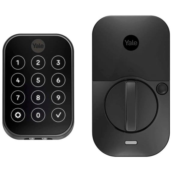 Yale Assure Lock 2 Key-Free Touchscreen with Wi-Fi, Black Suede, Black Suede