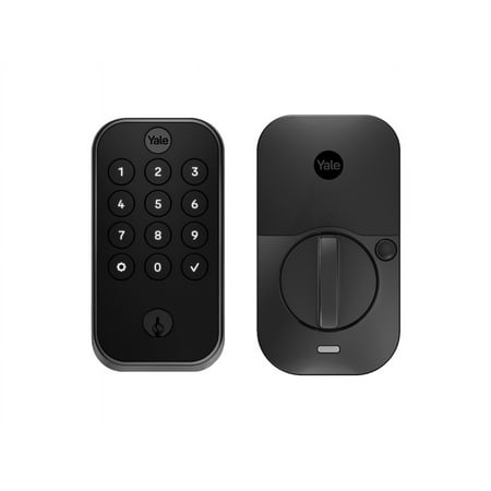 Yale - Assure Lock 2 Smart Lock W-Fi Deadbolt with App/Keypad/Key Access - Black Suede