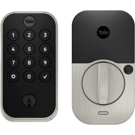 Yale - Assure Lock 2 Smart Lock W-Fi Deadbolt with App/Keypad/Key Access - Satin Nickel