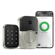 Yale Assure Lock 2, Satin Nickel, Smart Wi-Fi Keypad for Key-Free Entry, YRD430-WF1-619