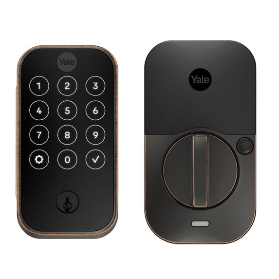 Yale Assure Lock 2 YRD420-BLE-0BP Keyed Lighted Touchscreen with Bluetooth in Oil Rubbed Bronze (Keyed and Keyless Access Smart Lock)