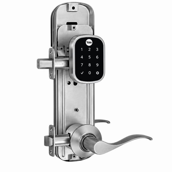 Yale Assure Lock Interconnected YRC652 Smart Lock, Satin Nickel, Key-Free Touchscreen, Z-Wave