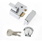 Yale Locks - P2 Double Security Nightlatch 40mm Backset Chrome Finish Visi