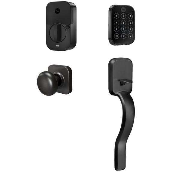 Yale B-YRD450-WF1-RX-BSP Assure 2 Sectional Electronic Keyless Entry Ridgefield Handleset