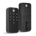 thumbnail image 1 of Yale Code Keypad Deadbolt Black Suede Key-Free Entry, Wi-Fi Not Supported, YED210-NR-Bsp, 1 of 7