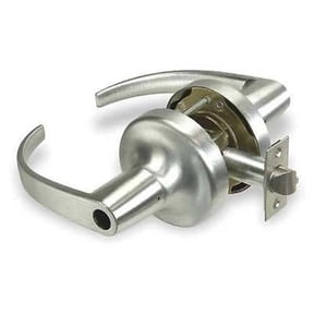 Yale Commercial Classroom Pacific Beach Lever Grade 1 Cylindrical Lock with Para Keyway, Satin Chrome