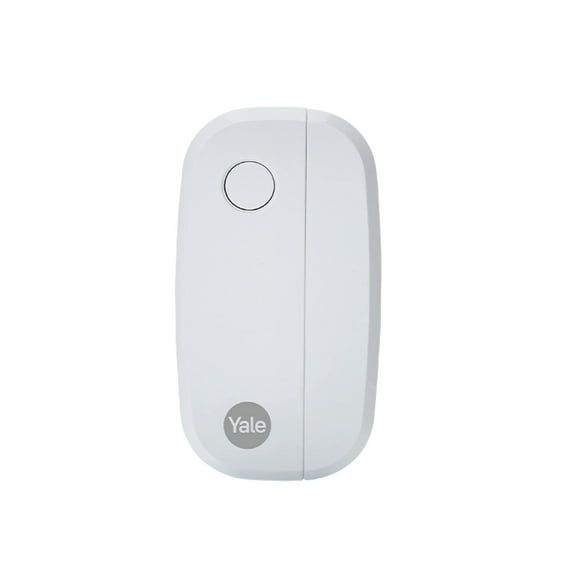 Yale AC-DC Sync Smart Home Alarm Accessory Door/Window Sensor App Control, for Securing Main Access Points, White