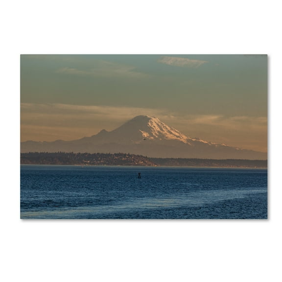 Yale Gurney 'Mt Rainier in Her Glory' Canvas Art
