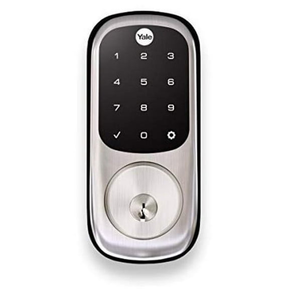 Yale Home YRD226 Assure Lock Touchscreen Deadbolt - Door lock - Key, Electronic - Smart Lock - 5 Pins - Touch Keypad - Wi-Fi - Satin Nickel