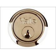 Yale Locks - B1109 Replacement Rim Cylinder & 2 Keys Chrome Finish Box