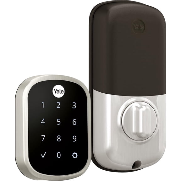 Yale Locks Keyless Entry Touchscreen Deadbolt Lock, Satin Nickel
