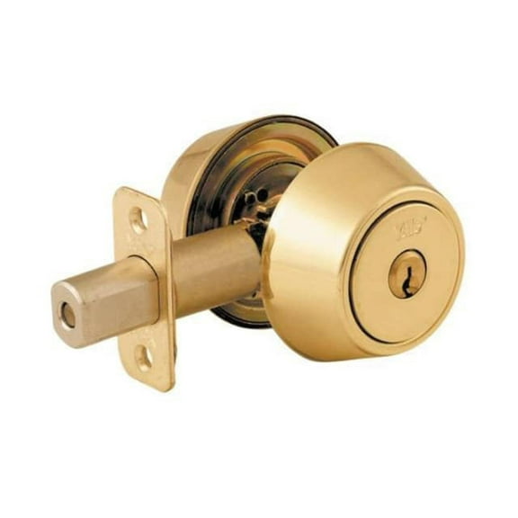 Yale Locks - P5211 Security Deadbolt Polished Brass