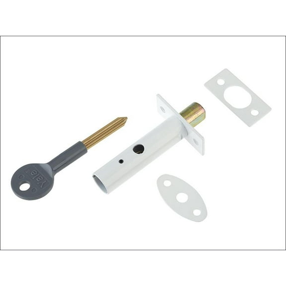 Yale Locks - PM444 Door Security Bolt White Finish Visi of 1