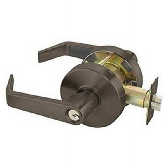 Yale PB4608LN613E Commercial Classroom Pacific Beach Lever Grade 2 Cylindrical Lock with Para Keyway, Oil Rubbed Bronze