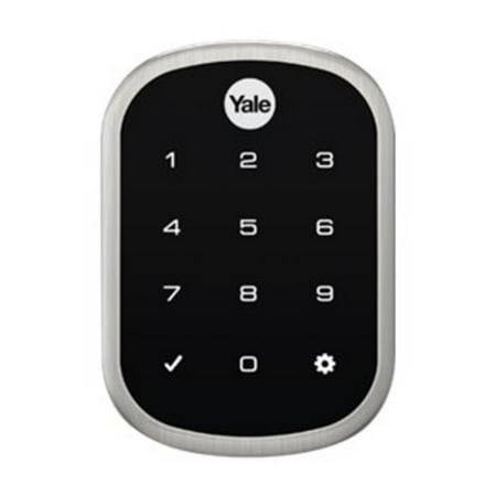 Yale - Assure Smart Lock Wi-Fi Replacement Deadbolt with App/Keypad/Key Access - Satin Nickel