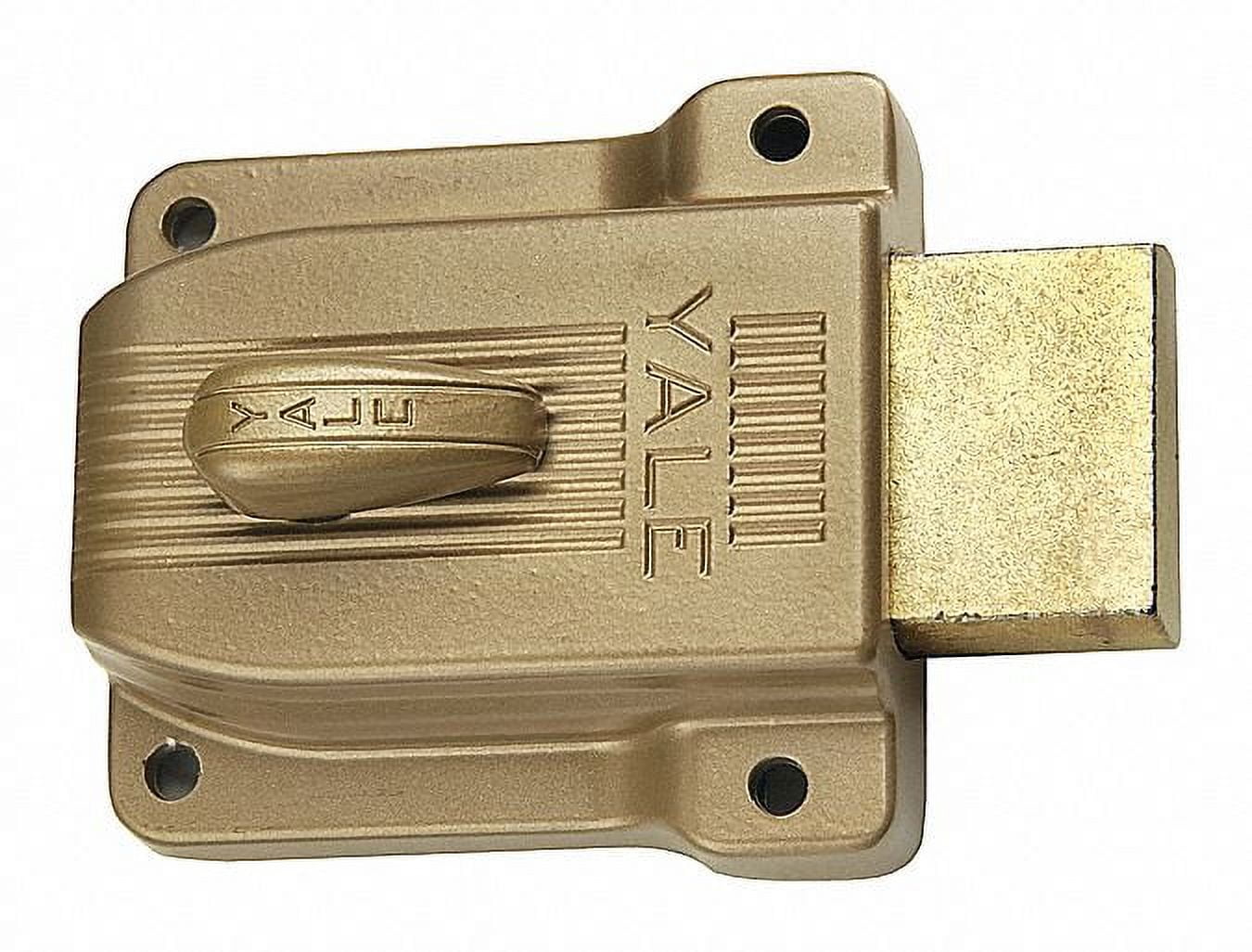 Heavy-Duty Brass-Plated Universal Door Lock