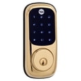 thumbnail image 1 of Yale Security YRD220-NR-605 Polished Brass Touch Screen Electronic Deadbolt, 1 of 1