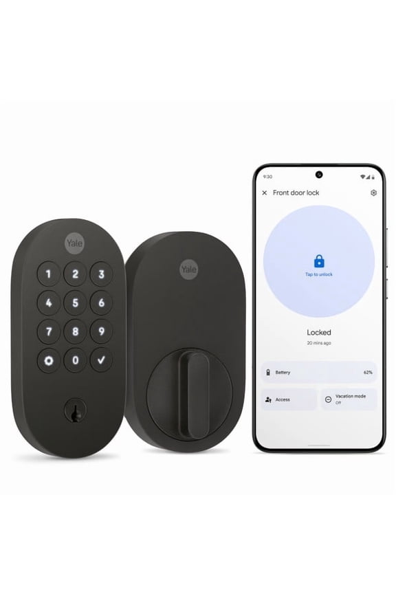 Smart Lock with Matter Technology - Matte Black