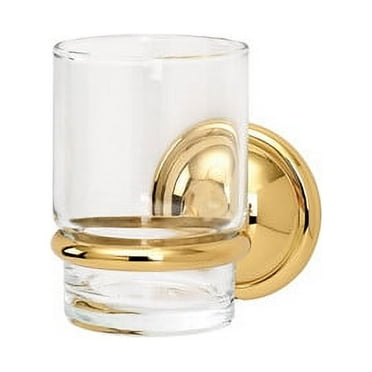 Yale Tumbler Holder, Polished Brass