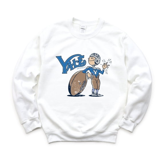 Yale University Football Character - Women's Graphic Sweatshirt