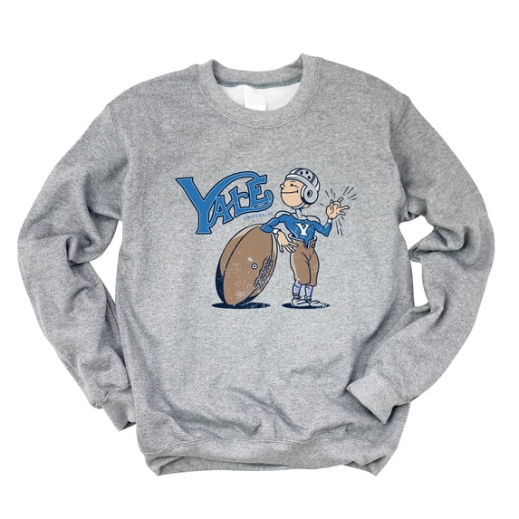 Yale University Football Character - Women's Graphic Sweatshirt