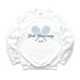 thumbnail image 1 of Yale University Tennis Rackets - Women's Graphic Sweatshirt, 1 of 16