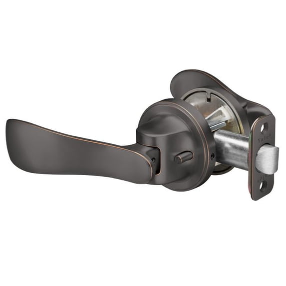 Yale YR21NV10BP Navis Lever Push Pull Privacy Lock Oil Rubbed Bronze Permanent Finish