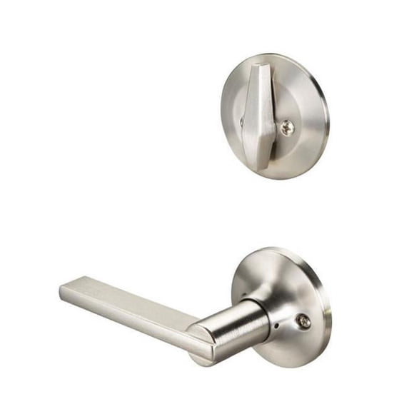 Yale YR720SB619 Residential Edge Active Interior Handleset Trim with Seabrook Lever, Satin Nickel