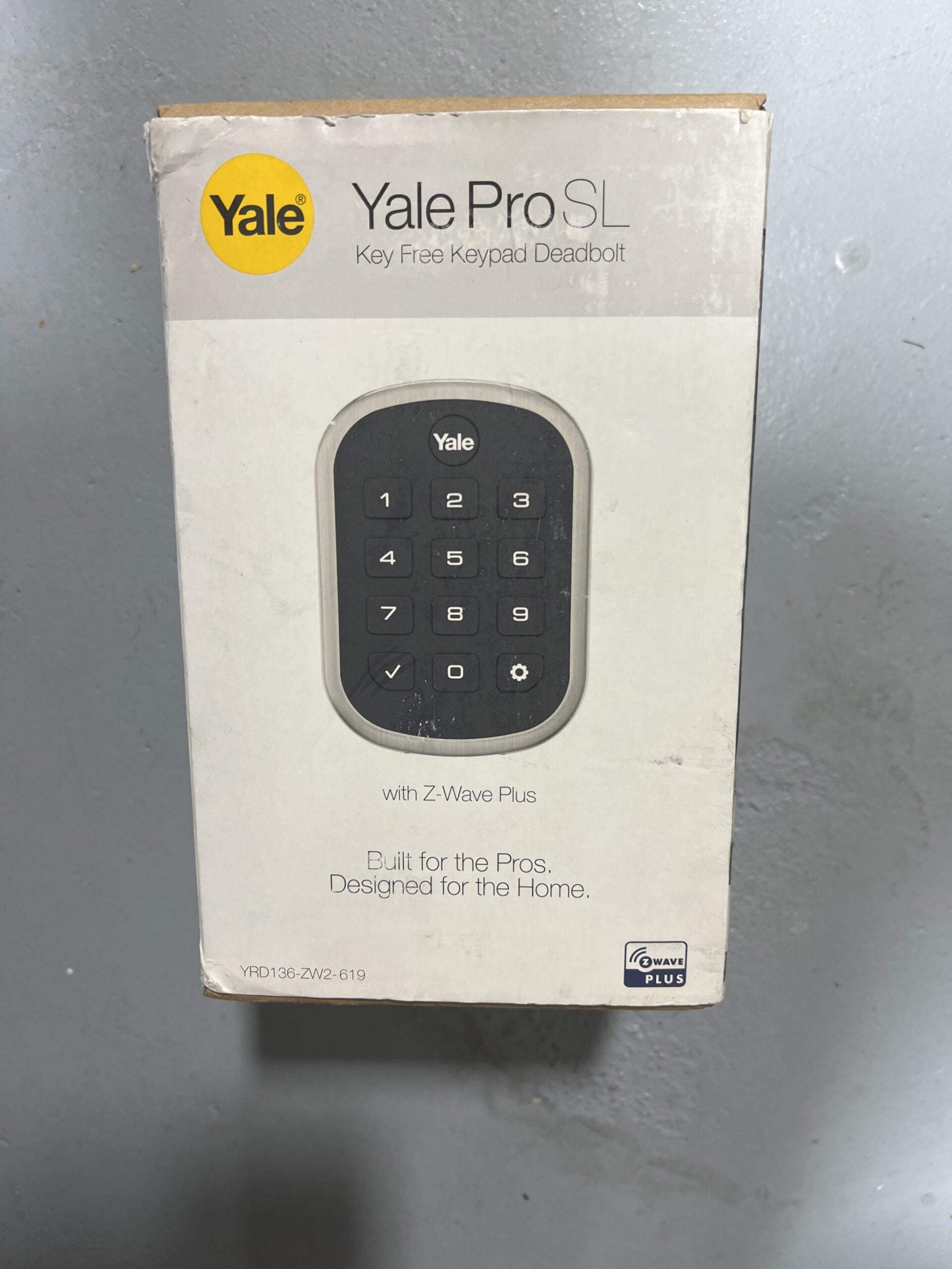 Yale YRD136ZW2619 Pro SL KeyFree Keypad Deadbolt with ZWave Plus