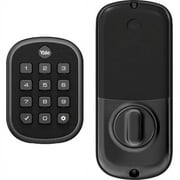 Yale YRD136-ZW2-619 Pushbutton Deadbolt Z-Wave Lock- Satin Nickel