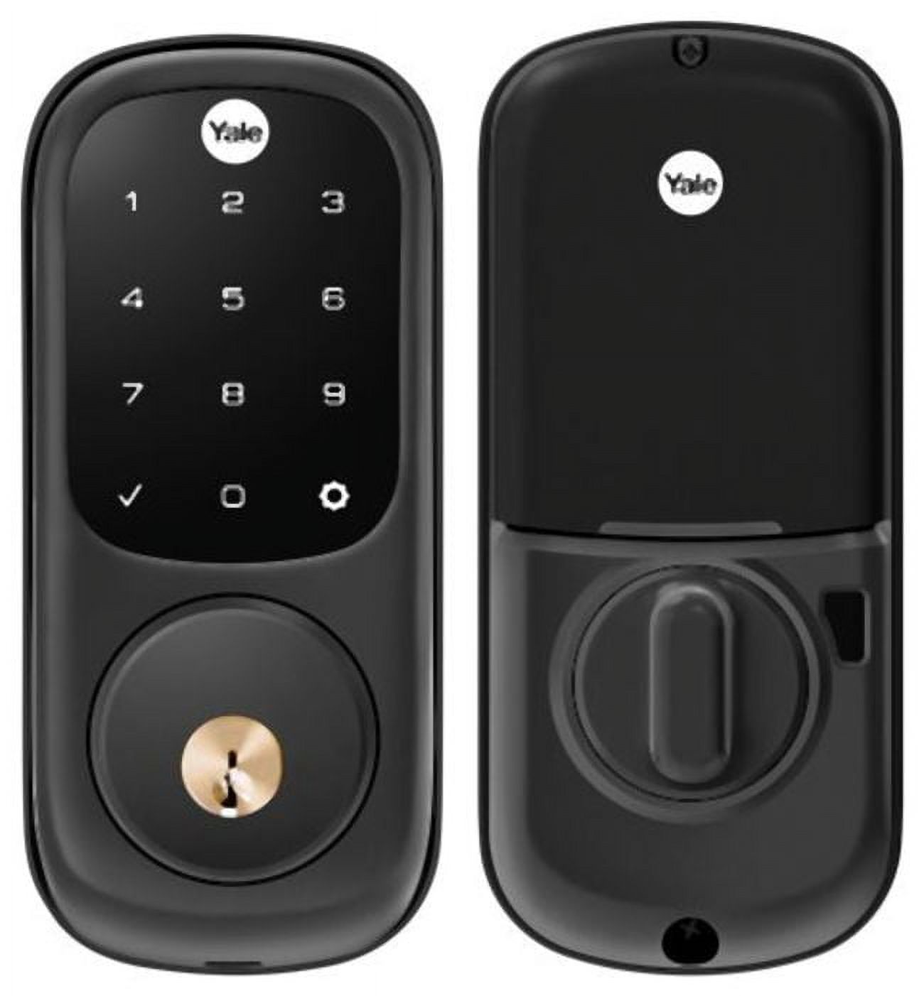 Yale YRD226-CBA-BSP Wi-Fi & BLE Assure Lock Touchscreen Deadbolt, Black Suede - image 1 of 7