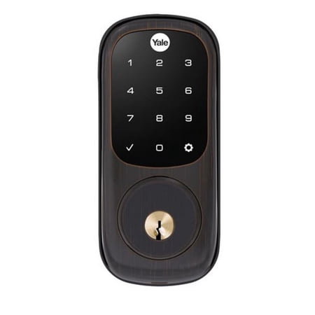 Yale YRD226ZW20BP Assure Touchscreen Deadbolt with Z-Wave Oil Rubbed Bronze Finish