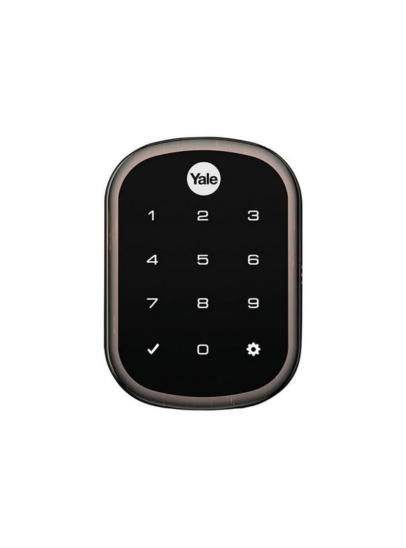 Yale YRD256ZW20BP Key Free Assure Touchscreen Deadbolt with Z-Wave Oil Rubbed Bronze Permanent Finish