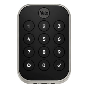 Yale YRD634-WF1-619 Pro 2 Key Free Pushbutton Keypad Lock with Wi-Fi, Satin Nickel