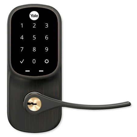 Yale - Assure Smart Lock Wi-Fi Replacement Handle with App/Keypad/Key Access - Oil Rubbed Bronze