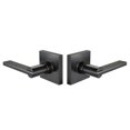 thumbnail image 1 of Yale Yr11sbxsq Seabrook Passage Door Lever Set - Bronze, 1 of 1
