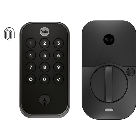 Yale YRD410-F-BLE-BSP Assure 2 Single Cylinder Electronic Fingerprint Keypad Keyless Entry