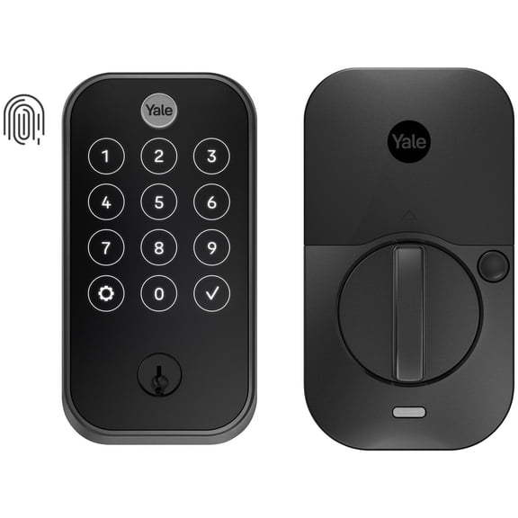 Yale YRD420-F-BLE-BSP Assure 2 Single Cylinder Electronic Fingerprint Touchscreen Keyless
