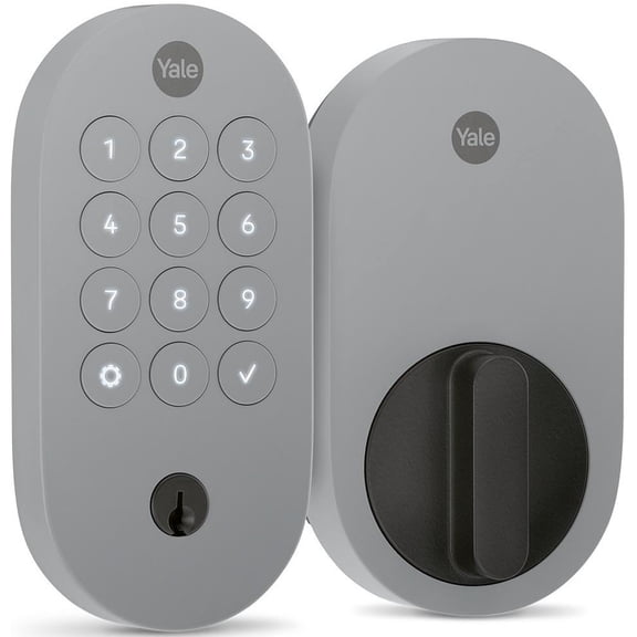 Yale YRD510-MT1-ASH Smart Lock Single Cylinder Electronic Keypad Keyless Entry Deadbolt -