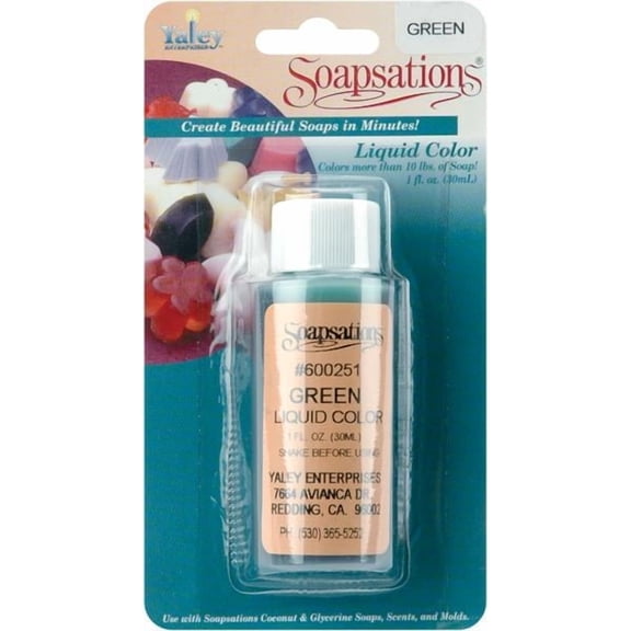 Yaley Soapsations Liquid Soap Color Green