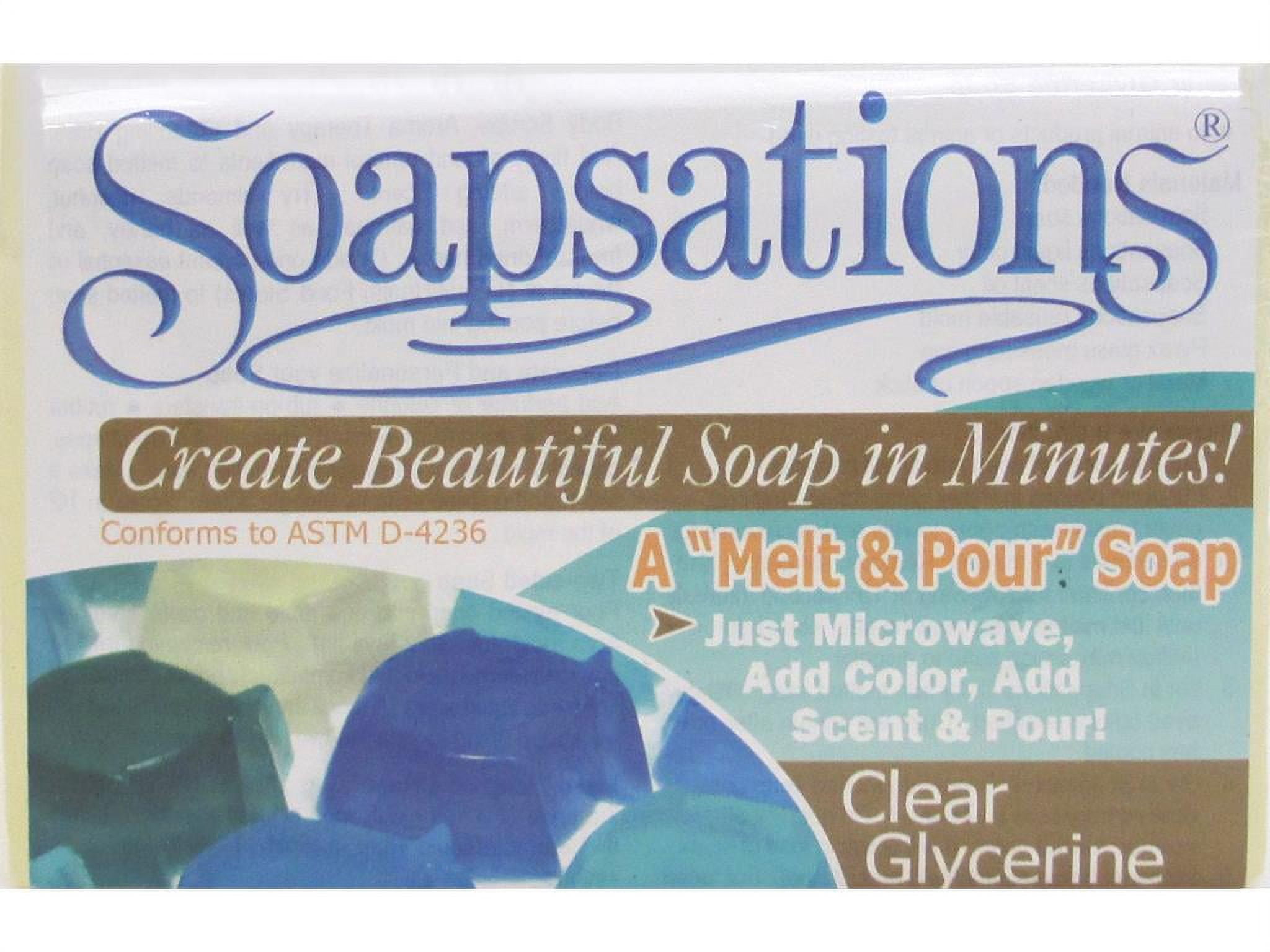 Yaley Yaley Soapsations Soap Block Glycerine 1lb - Walmart.com