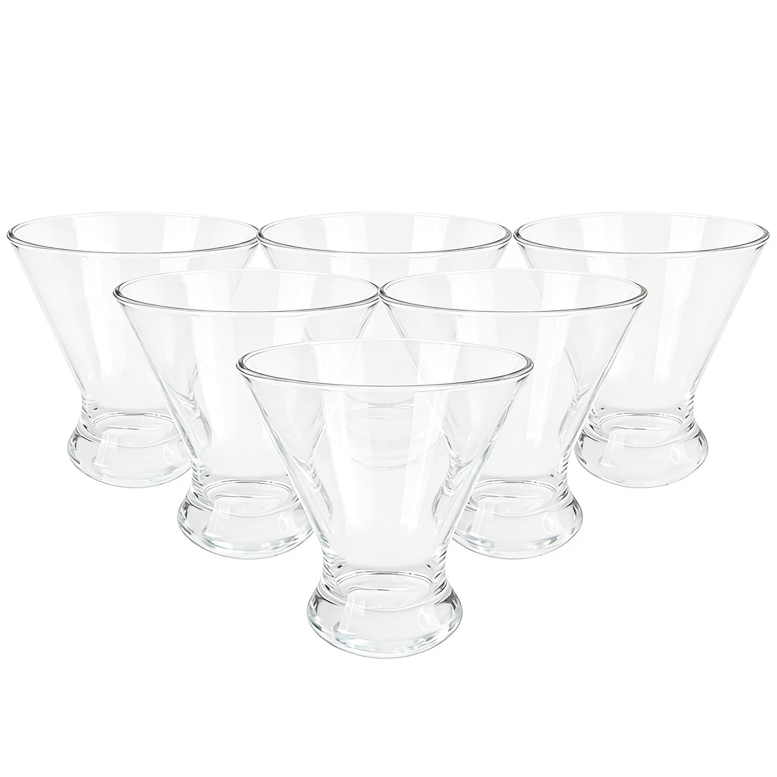 Yalin 9 oz Martini Glasses, Thick Base Stemless Acrylic Cocktail Glass — free download
